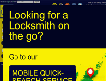 Tablet Screenshot of locksmiths.co.uk